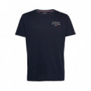 CAMISETA CON LOGO BORDADO