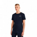 CAMISETA CON LOGO BORDADO