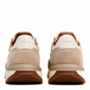 Zapatillas con detalles en ante