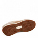 Zapatillas con detalles en ante