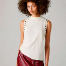 Top sleeveless ribbed