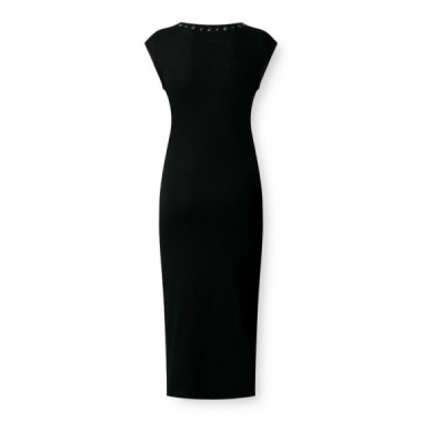 vestido largo canal&eacute;