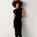 vestido largo canalé