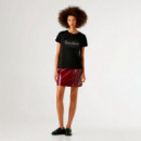 Camiseta logo strass