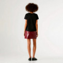 Camiseta logo strass