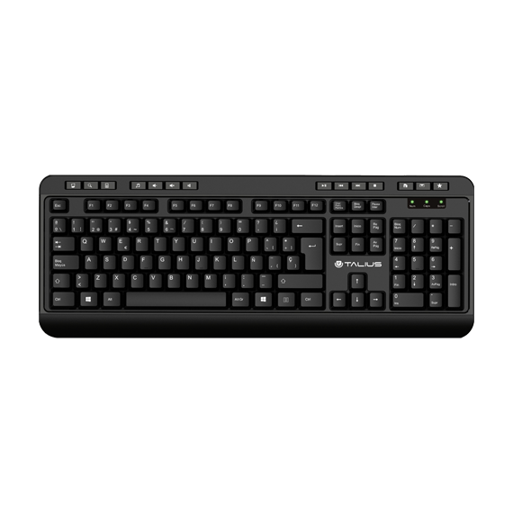 Teclado TALIUS KB-503 Multimedia Negro USB