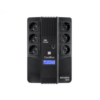 Ups COOLBOX Scudo 3 Lcd 800VA