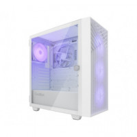 Carcasa COOLBOX Gaming ATX GA300 Grid Line Blanca