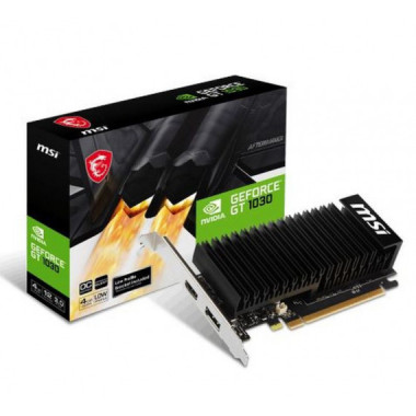 MSI Tarjeta Grafica GT1030 4GHD4 Lp Oc 4GB GDDR4