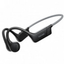 Doogee BoneBeat Run Auriculares Deportivos Conducción Ósea Bluetooth Gris