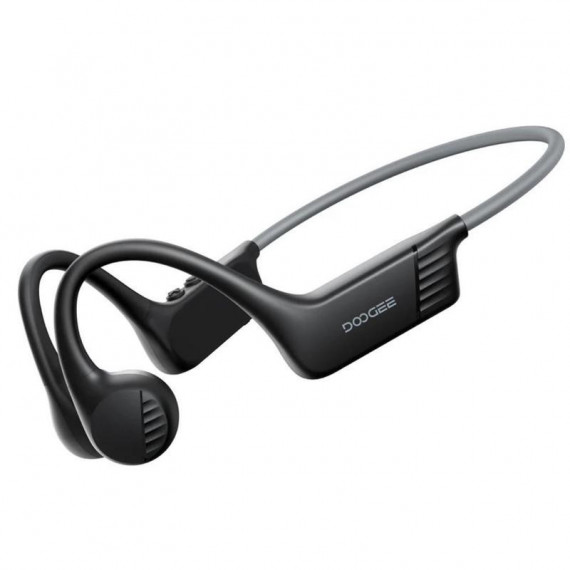 Doogee BoneBeat Run Auriculares Deportivos Conducción Ósea Bluetooth Gris