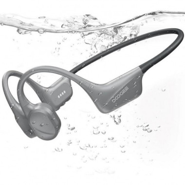 Doogee BoneBeat Swim Auriculares de Conducci&oacute;n &Oacute;sea BT y MP3 para Nadar Gris