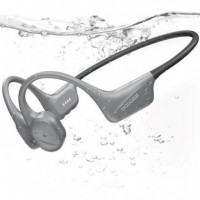 Doogee BoneBeat Swim Auriculares de Conducción Ósea BT y MP3 para Nadar Gris
