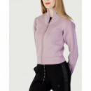 Sudadera en símil de neopreno con cierre de cremallera Guess