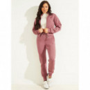 Sudadera en símil de neopreno con cierre de cremallera Guess