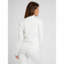 Sudadera en símil de neopreno con cierre de cremallera Guess