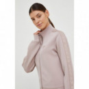 Sudadera en símil de neopreno con cierre de cremallera Guess