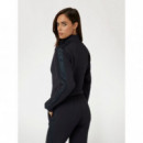 Sudadera en símil de neopreno con cierre de cremallera Guess