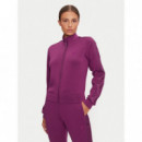 Sudadera en símil de neopreno con cierre de cremallera Guess