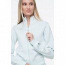 Sudadera en símil de neopreno con cierre de cremallera Guess