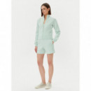 Sudadera en símil de neopreno con cierre de cremallera Guess