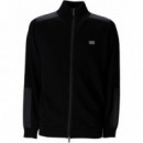 KARL LAGERFELD - KNIT ZIP JACKET - 990 - 655086551301/990