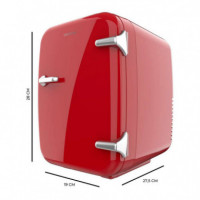 Frigorífico Bolero MiniCooling 4L Habana Red