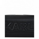 KARL LAGERFELD - ikon smooth sm tote - 999 - B1W30003/999