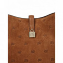 KARL LAGERFELD - k/autograph padlock hobo suede - 1ur - B1W30105/1ur