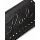 KARL LAGERFELD - k/ville cb wallet studs - 992 - B1W32075/992