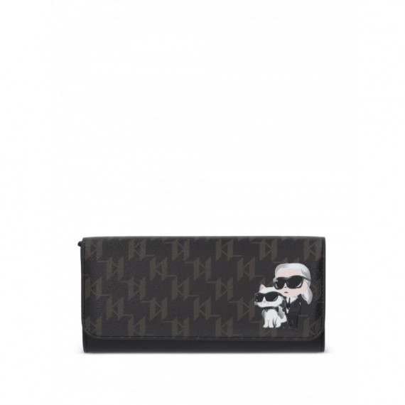 KARL LAGERFELD - ikon monogram cc cont wallet - 2ls - B1W32015/2ls