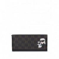 KARL LAGERFELD - ikon monogram cc cont wallet - 2ls - B1W32015/2ls