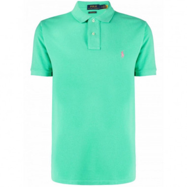 POLO RALPH LAUREN - SSKCCMSLM1-SHORT SLEEVE-KNIT - SUNSET GREEN C3125 - 710782592018/SUNSET GREEN C3125