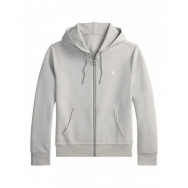 POLO RALPH LAUREN - lsfzhoodm1-long sleeve_x0002_sweatshir - SOFT GREY C1730 - 710881517092/SOFT GREY C1730