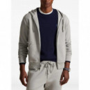 POLO RALPH LAUREN - lsfzhoodm1-long sleeve_x0002_sweatshir - SOFT GREY C1730 - 710881517092/SOFT GREY C1730