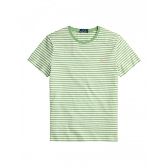POLO RALPH LAUREN - ssydcnm18-short sleeve-t-shirt - OUTBACK GREEN WHITE - 710956828008/OUTBACK GREEN WHITE