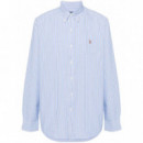 POLO RALPH LAUREN - cubdppcs-long sleeve-sport shirt - 4331A BLUE WHITE MULTI - 710928918001/4331A BLUE WHITE MULTI