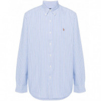 POLO RALPH LAUREN - cubdppcs-long sleeve-sport shirt - 4331A BLUE WHITE MULTI - 710928918001/4331A BLUE WHITE MULTI