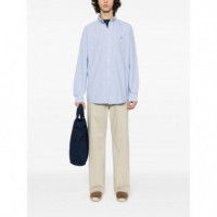 POLO RALPH LAUREN - cubdppcs-long sleeve-sport shirt - 4331A BLUE WHITE MULTI - 710928918001/4331A BLUE WHITE MULTI