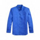 POLO RALPH LAUREN - cubdppcs-long sleeve-sport shirt - NEW IRIS BLUE - 710966294502/NEW IRIS BLUE