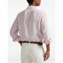 POLO RALPH LAUREN - woven-sport shirt-shirt - 52B PINK WHITE - 710P07024001/52B PINK WHITE