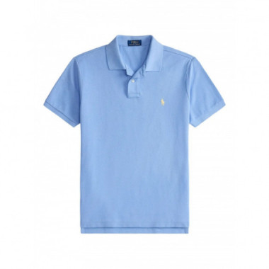 POLO RALPH LAUREN - sskccmslm1-short sleeve-knit - BRISTOL BLUE C1359 - 710680784461/BRISTOL BLUE C1359