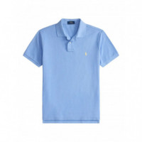 POLO RALPH LAUREN - sskccmslm1-short sleeve-knit - BRISTOL BLUE C1359 - 710680784461/BRISTOL BLUE C1359