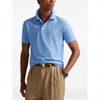 POLO RALPH LAUREN - sskccmslm1-short sleeve-knit - BRISTOL BLUE C1359 - 710680784461/BRISTOL BLUE C1359