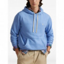 POLO RALPH LAUREN - lspohood m2-long sleeve-knit - BRISTOL BLUE - 710766778109/BRISTOL BLUE