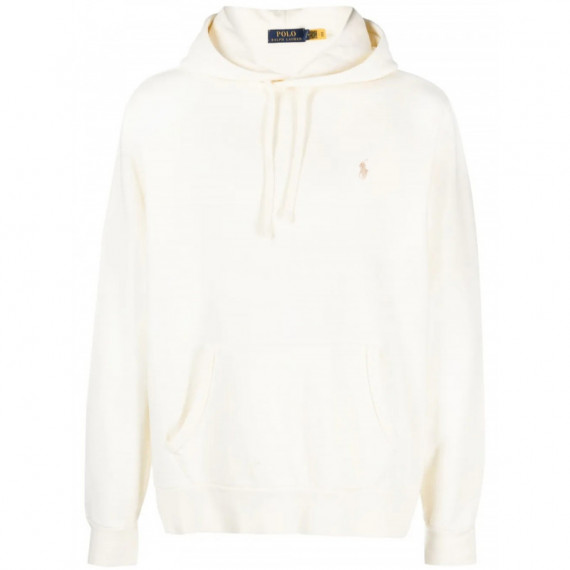 POLO RALPH LAUREN - lspohoodm2-long sleeve_x0002_sweatshirt - CLUBHOUSE CREAM - 710916690003/CLUBHOUSE CREAM