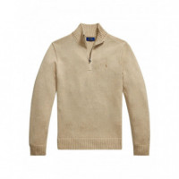 POLO RALPH LAUREN - lshzpp7gg-long sleeve-pullover - DUNE MELANGE - 710859939513/DUNE MELANGE