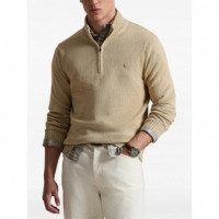 Polo RALPH LAUREN - LSHZPP7GG-LONG Sleeve-pullover - Dune Melange - 710859939513/DUNE Melange