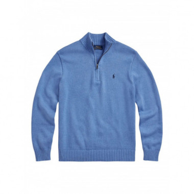 POLO RALPH LAUREN - lshzpp7gg-long sleeve-pullover - SOFT ROYAL HEATHER - 710859939005/SOFT ROYAL HEATHER