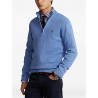 POLO RALPH LAUREN - lshzpp7gg-long sleeve-pullover - SOFT ROYAL HEATHER - 710859939005/SOFT ROYAL HEATHER